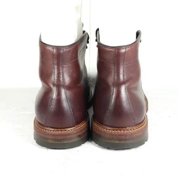 Alden Men's US 11,5B/D Brown Chromexel Leather LaceUp Cap Toe Ankle Jumper Boots - Picture 10 of 16